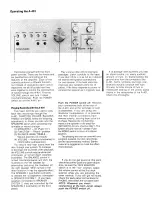 Предварительный просмотр 9 страницы Harman Kardon A-401 Owner'S Manual