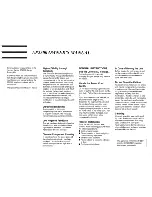 Предварительный просмотр 3 страницы Harman Kardon AP2500 Owner'S Manual