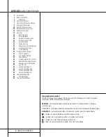 Preview for 3 page of Harman Kardon AVR 100 Owner'S Manual