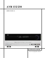 Preview for 1 page of Harman Kardon AVR 132 Service Manual