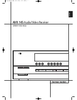 Preview for 1 page of Harman Kardon AVR 145 Owner'S Manual