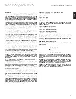 Preview for 21 page of Harman Kardon AVR 1565 Owner'S Manual