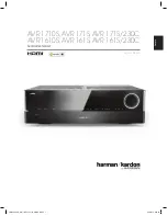 Preview for 1 page of Harman Kardon AVR 1610S Owner'S Manual