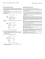 Предварительный просмотр 18 страницы Harman Kardon AVR 1650 Owner'S Manual