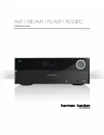 Preview for 1 page of Harman Kardon AVR 1700 Owner'S Manual