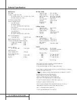 Preview for 50 page of Harman Kardon AVR 220 Owner'S Manual