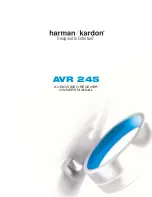 Harman Kardon AVR 245 Owner'S Manual preview