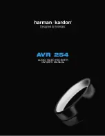 Preview for 1 page of Harman Kardon AVR 254 Owner'S Manual