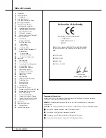 Preview for 2 page of Harman Kardon AVR 2550 Owner'S Manual