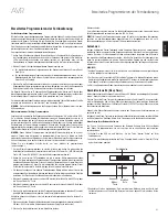 Preview for 41 page of Harman Kardon AVR 2650 Bedienungsanleitung