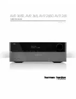 Harman Kardon AVR 2650 Quick Start Manual preview