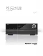 Harman Kardon AVR 270 Owner'S Manual предпросмотр