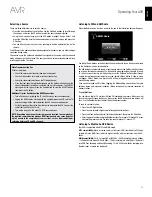 Предварительный просмотр 31 страницы Harman Kardon AVR 2700 Owner'S Manual