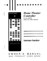 Preview for 1 page of Harman Kardon AVR 30 Owner'S Manual