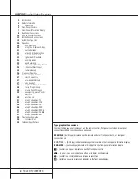 Preview for 2 page of Harman Kardon AVR 300 Owner'S Manual