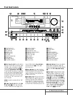 Предварительный просмотр 5 страницы Harman Kardon AVR 310 Owner'S Manual