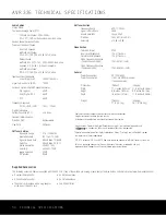 Preview for 54 page of Harman Kardon AVR 335 Owner'S Manual