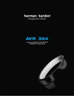 Preview for 1 page of Harman Kardon AVR 354 Owner'S Manual