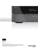 Preview for 10 page of Harman Kardon AVR 3650 Quick Start Manual