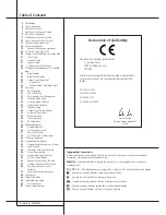 Preview for 2 page of Harman Kardon AVR 4000 Owner'S Manual