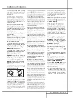 Preview for 15 page of Harman Kardon AVR 4000 Owner'S Manual