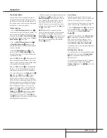 Preview for 33 page of Harman Kardon AVR 4000 Owner'S Manual