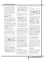 Preview for 39 page of Harman Kardon AVR 4000 Owner'S Manual