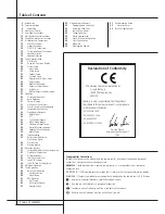 Preview for 2 page of Harman Kardon AVR 430 Owner'S Manual