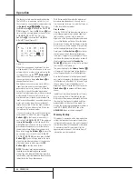 Preview for 36 page of Harman Kardon AVR 430 Owner'S Manual