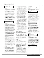 Preview for 45 page of Harman Kardon AVR 430 Owner'S Manual