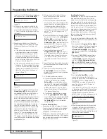 Preview for 50 page of Harman Kardon AVR 430 Owner'S Manual