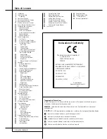 Preview for 2 page of Harman Kardon AVR 4500 Owner'S Manual