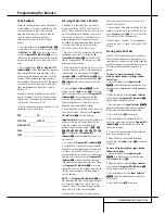 Preview for 43 page of Harman Kardon AVR 4500 Owner'S Manual