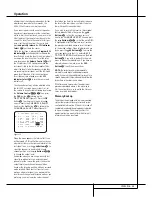 Preview for 35 page of Harman Kardon AVR 4550 Owner'S Manual