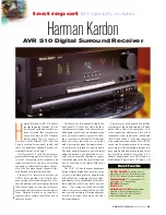 Preview for 1 page of Harman Kardon AVR 510 Brochure