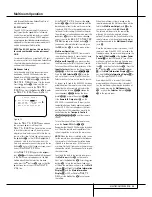 Preview for 39 page of Harman Kardon AVR 5550 Owner'S Manual