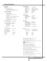 Preview for 51 page of Harman Kardon AVR 5550 Owner'S Manual