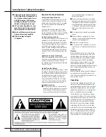 Предварительный просмотр 4 страницы Harman Kardon AVR 630 Owner'S Manual