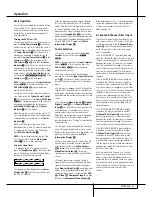 Предварительный просмотр 31 страницы Harman Kardon AVR 630 Owner'S Manual