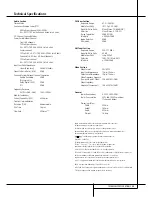 Preview for 53 page of Harman Kardon AVR 630 Owner'S Manual