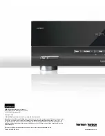 Preview for 40 page of Harman Kardon AVR 70 Quick Start Manual