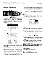 Preview for 47 page of Harman Kardon AVR 70 Quick Start Manual