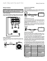 Preview for 11 page of Harman Kardon AVR 700 Owner'S Manual