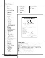 Предварительный просмотр 2 страницы Harman Kardon AVR 7300 Owner'S Manual