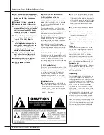 Предварительный просмотр 4 страницы Harman Kardon AVR 7300 Owner'S Manual