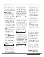 Предварительный просмотр 49 страницы Harman Kardon AVR 7300 Owner'S Manual