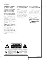 Preview for 3 page of Harman Kardon AVR1550 Owner'S Manual