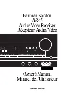 Harman Kardon AVR45 Owner'S Manual предпросмотр