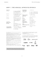 Предварительный просмотр 3 страницы Harman Kardon BDP 1/120 Service Manual