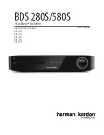 Harman Kardon BDS 385S Owner'S Manual preview